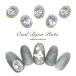 [ кошка pohs бесплатная доставка ] Nailparts циркон производства овальный biju- детали все 2 цвет 1 штук входит собственный ногти гель ногти 