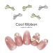 [ кошка pohs бесплатная доставка ] Nailparts прохладный лента детали [ Gold / серебряный ]5 штук входит собственный ногти гель ногти 
