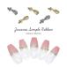 [ кошка pohs бесплатная доставка ] Nailparts циркон простой лента детали [ Gold / серебряный ] все 2 цвет 2 штук собственный ногти гель ногти 