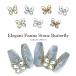 [ кошка pohs бесплатная доставка ] Nailparts elegant рама Stone бабочка детали все 6 вид 2 штук собственный ногти гель ногти 