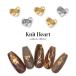 [ кошка pohs бесплатная доставка ] Nailparts вода скидка способ плетеный Heart детали все 2 цвет [ Gold / серебряный ] 3 штук входит собственный ногти гель ногти 