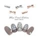 [ кошка pohs бесплатная доставка ] Nailparts Mini жемчуг лента детали [ серебряный / розовое золото ] все 4 вид 4 штук входит собственный ногти гель ногти 