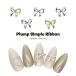 [ кошка pohs бесплатная доставка ] Nailparts .... простой лента детали [ Gold золотой / серебряный серебряный ] 5 штук входит собственный ногти гель ногти 
