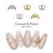 [ кошка pohs бесплатная доставка ] Nailparts черный wa солнечный &amp;p let's .ru детали [ Gold золотой / серебряный серебряный ] все 4 вид 2 штук входит собственный ногти гель ногти 
