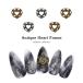 [ кошка pohs бесплатная доставка ] Nailparts античный Heart рама детали [ Gold золотой / серебряный серебряный ] 2 штук входит собственный ногти гель ногти ушная раковина 