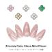  гель ногти ногти Town Nailparts циркон цветной камень Mini clover детали все 4 вид 2 штук входит 