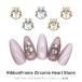  гель ногти ногти Town Nailparts циркон производства лента рама циркон Heart Stone детали [ Gold золотой / серебряный серебряный ] все 2 цвет 1 штук входит ушная раковина 