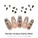  гель ногти ногти Town Nailparts Random античный готический metal детали [ Gold золотой / серебряный серебряный ] 20 штук входит 