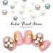 [ кошка pohs бесплатная доставка ] Nailparts цвет жемчуг Stone все 4 цвет [S/M]10 штук входит собственный ногти гель ногти ... декорированный телефон 