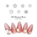 [ кошка pohs бесплатная доставка ] Nailparts 3D elegant rose детали все 6 вид [10 штук входит ] собственный ногти гель ногти 