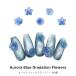  гель ногти ногти Town Nailparts Aurora blue glate цветок детали все 4 вид 5 штук входит 