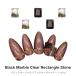  гель ногти ногти Town Nailparts черный мрамор прозрачный rek tang ru Stone 2 штук входит ушная раковина 