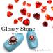 [ кошка pohs бесплатная доставка ] стразы циркон производства g Rossi - Stone (Glossy stone) Heart цвет A/ цвет B 4mm/5mm/6mm собственный ногти гель ногти 