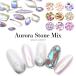 [ кошка pohs бесплатная доставка ] стразы Aurora Stone Mix все 9 вид примерно 20 штук собственный ногти one ho n ногти гель ногти ... декорированный телефон 