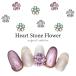 [ кошка pohs бесплатная доставка ] стразы Heart Stone цветок 2 штук все 3 цвет Nailparts собственный ногти one ho n ногти гель ногти ... декорированный телефон 
