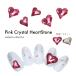 [ кошка pohs бесплатная доставка ] стразы розовый crystal Heart Stone V cut все 2 вид собственный ногти гель ногти 