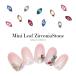 [ кошка pohs бесплатная доставка ] стразы циркон производства Mini leaf циркон Stone все 6 вид 5 штук входит собственный ногти гель ногти 