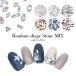 [ кошка pohs бесплатная доставка ] стразы Random Shape Stone Mix все 6 вид примерно 20 штук входит собственный ногти гель ногти ... декорированный телефон 