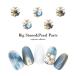 [ кошка pohs бесплатная доставка ] Nailparts большой Stone &amp; жемчуг детали [ crystal / Aurora ] все 2 цвет 2 штук входит собственный ногти гель ногти ... декорированный телефон 