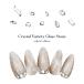 [ кошка pohs бесплатная доставка ] стразы crystal варьете стекло Stone все 9 вид примерно 25 штук входит собственный ногти гель ногти ушная раковина 