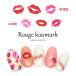 [ кошка pohs бесплатная доставка ] наклейки на ногти rouge kiss mark наклейка собственный ногти гель ногти 