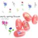 [ кошка pohs бесплатная доставка ] наклейки на ногти early springs цветок наклейка [E629] собственный ногти гель ногти 