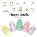 [ кошка pohs бесплатная доставка ] наклейки на ногти happy Smile наклейка [1157] собственный ногти гель ногти 