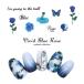 [ кошка pohs бесплатная доставка ] наклейки на ногти vivid blue rose наклейка [JO-1738] собственный ногти гель ногти 