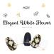 [ кошка pohs бесплатная доставка ] наклейки на ногти elegant белый цветок наклейка все 2 вид собственный ногти гель ногти 