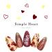 [ кошка pohs бесплатная доставка ] наклейки на ногти простой Heart наклейка [Aha042/Aha043] все 8 вид собственный ногти гель ногти 
