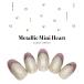 [ кошка pohs бесплатная доставка ] наклейки на ногти металлик Mini Heart наклейка [to2352][ Gold / серебряный ] собственный ногти гель ногти 
