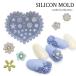 [ кошка pohs бесплатная доставка ] силикон mold Heart type relief ногти цветок собственный ногти гель ногти 