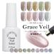 [ кошка pohs бесплатная доставка ] светит частица магнит ногти ногти Town гель полировка модель Grace ve-ru серии чёрный . становится трудно все 10 -цветный набор примерно 5ml бутылка 
