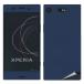 decopro клейкая пленка Xperia XZ1 Compact SO-02K боковая сторона есть декоративный элемент сиденье мобильный защита сиденье пузырь отсутствует темно-синий ( одиночный цвет Sand рисунок )