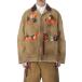 VEGETABLE EMBROIDERY WORK JACKET - BEIGE (26SS19BL249) doublet(���֥�å�)