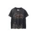 LUXUARY MUD PAINT T-SHIRT - BLACK (26SS40CS434) doublet(���֥�å�)