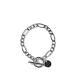 Figaro Link Bracelet -6mm- / Silver (XOB012-17) XOLO JEWELRY(shoro ювелирные изделия )