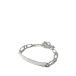 ID Oval Mutual Link Bracelet -6mm- / Silver (XOB039-19) XOLO JEWELRY(shoro ювелирные изделия )