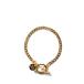 Basic Link Bracelet -4mm- / Gold (XOB088-19G) XOLO JEWELRY(shoro ювелирные изделия )