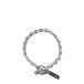 Cut Caviar Link Bracelet -5mm- / Silver (XOB127-19) XOLO JEWELRY(shoro ювелирные изделия )