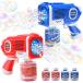  автомобиль bon шар электрический Bubble gun игрушка 2 шт. комплект автомобиль bon шар жидкость предварительный бутылка 4 бутылка 8 пена дыра имеется LED свет подарок 