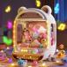  кран игра игрушка Skirfy настольный игра развивающая игрушка Bear дизайн атмосфера музыка имеется монета inserting тип мощный рукоятка ........ мягкая игрушка DIY возможность Capsule 