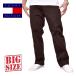  большой размер мужской TOMMY HILFIGER Tommy Hilfiger стрейч распорка брюки TH Flex Tommy chino рабочие брюки Golf Brown чай цвет 40 42 44 дюймовый 
