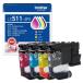 �u���U�[ �C���N�J�[�g���b�W LC511-4PK 4�F�p�b�N�C���N�J�[�g���b�W LC5114PK (�[���ڈ�1-2�T��) �����C���N