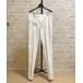 GERMANO ( гель ma-no) брюки "теплый" белый Zip specification талия боковой резина диафрагмирования товар окраска Anne отделка весна лето 52LG 2903 091