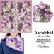  furoshiki большой размер ....sa этикетка The время отсутствует георгина лиловый Sarahbel the timeless Dahlia 75x75cm 2 ширина 