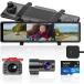 ULOPOP�h���C�u���R�[�_�[ �~���[�^ 4K�^�� �O��/�ԓ�3�J���������^��4K+1080P+1080P �Y�[���@�\ 2160P 11.26�C���` Type-C�d�� ��ԎB�e HDR/WDR����