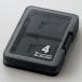ELECOM прозрачный футляр для карточек SD карта *microSD карта для всего 4 шт. входит указатель * номер этикетка есть черный CMC-06NMC4
