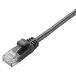 ELECOM LAN�P�[�u�� �\�t�g�^�C�v CAT5E���� ������ ����5m �u���b�N LD-CTY/BK5