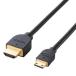 ELECOM �n�C�X�s�[�hHDMI-Mini�P�[�u�� �^�C�vA-�^�C�vC ����1.5m DH-HD14EM15BK